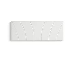 MASAMUEBLE Magic Cabecero de Cama Angela, Cuero sintético, Blanco, Pequeño Individual