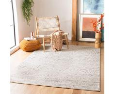 Safavieh Augustine Bohemian - Alfombra Tejida de Polipropileno (90 x 150 cm), Color Marfil y Gris