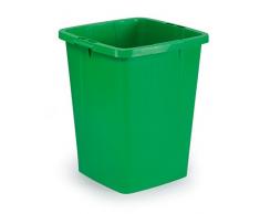 Durable 1800474020 Durabin - Cubo de la Basura, 90 L, Color Verde