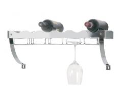 Haku Möbel 44263 botellero 58 x 18 x 22 cm, cromo