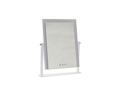 DKD Home Decor Espejo led táctil de sobremesa, Estándar