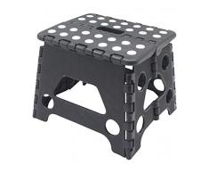 EDP Taburete Plegable MAX 80KG Colores Surtidos, 21 x 28,5 x 25 cm