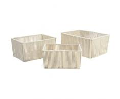 DKD Home Decor Juego de cestas, Estándar