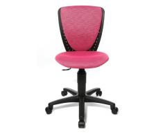 Topstar 70570BB10 High Scool - Silla giratoria Infantil, tapizado Color Rosa