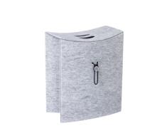 Sedus Taburete Plegable, Fieltro Pet, Gris Claro, Faltbar