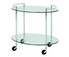 Haku Möbel - Mesa Auxiliar con Ruedas (68 cm)
