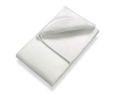 Setex P350 090200 151 002 (SE0) - Protector para colchón (90 x 200 cm, Fieltro), poliéster, Blanco, 90 x 200 cm