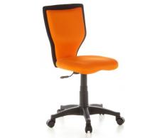 HJH Office KIDDY Lux Silla para Niños, Poliéster, Naranja, 40 x 52 x 94 cm
