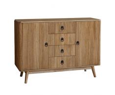PÄRUMM Aparador Lessime de Madera de Paulownia, 86.5 x 40 x 120
