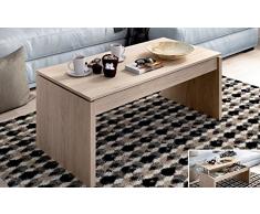LIQUIDATODO ® - Mesa de centro elevable moderna y barata en color natural
