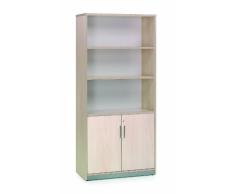 Rocada 1103 AA01 195 x 90 x 45 cm Armario Mitad Puertas estantes – Madera de Haya, 1103AA01