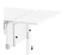 Kettler Cool Top/Comfort/College Box - Placa Lateral para Escritorio (Revestimiento de Resina de melamina, con Reborde Grueso, 25 x 1,9 x 68 cm), Color Blanco