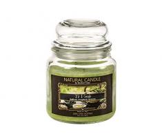 Natur Candle 167062 - Vela perfumada de té Verde, 100% Cera Vegetal, 380 g