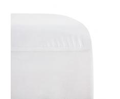 LUCID Protector de colchón de tejido de bambú – Extremadamente suave – Impermeable , 140 x 200 cm