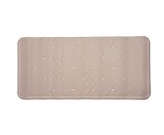 Croydex Hygiene-n-Clean - Alfombrilla para la Ducha (Goma, antibacteriana, 34 x 74 cm), Color Blanco
