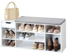 Kesper 15813 13 - Armario Zapatero con cojín (101 x 48 x 29 cm)