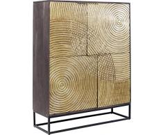 Kare 83835 Armario Circulo, Madera, Dorado, Talla única