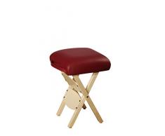 Master Massage - Taburete Plegable de Madera para Masaje