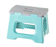Vigar - Taburete Plegable Compact de Color Turquesa de 23 cm de Altura