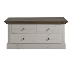 Steens 3170230269001F Banco Monaco, 104 x 46 x 42 cm, Madera Maciza de Pino Stone