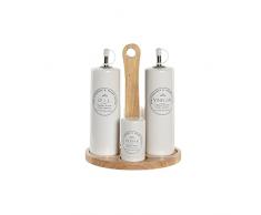 DKD Home Decor Set de aceitera y vinagrera, Estándar
