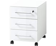 Marca Amazon - Alkove Cajonera con Ruedas, 40x55x50 cm (BxHxT)