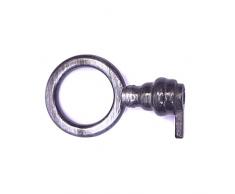 cyclingcolors Llave bocallave para muebles cajón armario decorativa cerradura universal (cabeza de llave redonda-hierro viejo)