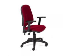 Rocada | Silla Escritorio Ergonómica | Color Rojo | Reposabrazos Incluidos | Silla Oficina Respaldo Regulable