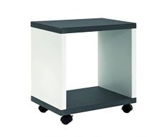 Haku Möbel 87584 Mesa Auxiliar Cromado 35 x 35 x 40 cm