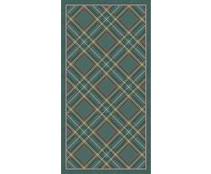 VILBER Wales, Alfombra Verde 02 (40x78x0,2 cm), PVC Poliester, Antideslizante, Lavable, Resistente al Calor, con Posibilidad de manteles Individuales y Caminos de Mesa a Juego