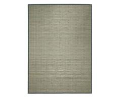 Monbeautapis Bali 135200 Chic Alfombra de bambú, 190 x 135 cm, bambú, Gris, 190x135x15 cm