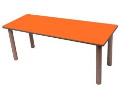 Mobeduc Mesa Infantil ala 120x45 cm, Naranja, 120 x 45 cm, Talla 2