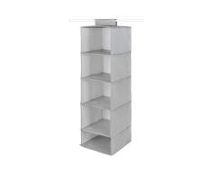 Compactor Estantería para jerseis 5 baldas Boston, NO Tejido 75G, Blanco, 5 Compartment