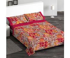 Juego de s/ábanas 681 Granate de cama de 90x190//200 cm Burrito Blanco