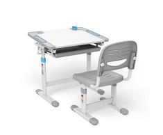 Ergo Office ER-418 Escritorio Infantil ergonómico con Silla y cajón pupitre Escolar Infantil hasta 75kg pupitre Escolar Regulable en Altura e inclinable