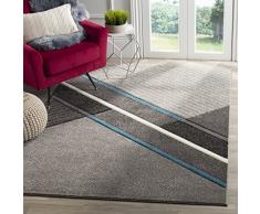 Safavieh Vintage Zona Alfombra, Polipropileno, Gris, 4 x 6