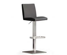 Robas Lund Silla de Bar Lo.PES, Metal, Negro, 52 x 40 x 110 cm