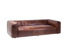 Kare 76946 Sofá Cubetto, Madera de DM, marrón, 3 plazas