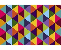Vilber New Look Rombo Alfombra, Vinilo, Multicolor, 153x230x0.2cm