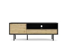 Tvilum Banco de TV Match, Madera de ingeniería, 50 x 137 x 40 cm