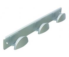 Brinox Perchero Media Luna, Cromado Mate, 42x5x4.7 cm