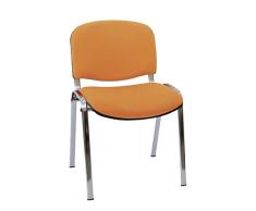 Silla Express Silla Confidente ISO Tapizada, Acero, Naranja, 55x53x79 cm