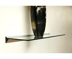 Crib Ideas Estante Flotante de Cristal de Seguridad Transparente endurecido, 60 cm de Ancho