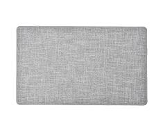 Tapete Oriane 45X75Cm Poliéster Tejido - Gris Claro