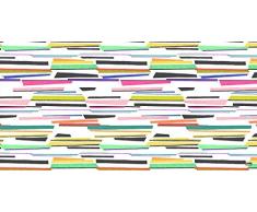 Vilber Gran Chef Rayas Alfombra, Vinilo, Multicolor, 50x100x0.2cm