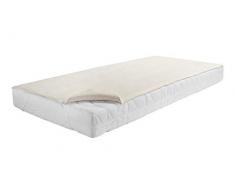 Dormisette Q59 - Recubrimiento de muletón para colchón (sujeción con bandas de goma, 9.60 altura, 38.80 longitud, 28.40 ancho cm), color crudo