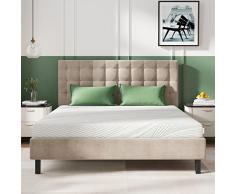 Novilla Colchones 90x200, Colchón de Espuma de 9 Zonas, Reversible Verano/Invierno, Altura 16 cm, Transpirable y Confortable, Firmeza Media, Blanco