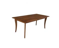 DKD Home Decor Mesa de Comedor, Madera de Mango, Estándar