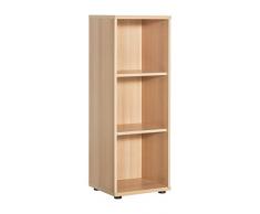 Möbelpartner Estantería para Muebles, decoración de Madera de Haya, Aprox. 39,3 x 34,5 x 110,9 cm.