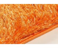 Flora Carpets monl- Shaggy/Moonlight Alfombra de salón, poliéster, Naranja, 300x80x3 cm